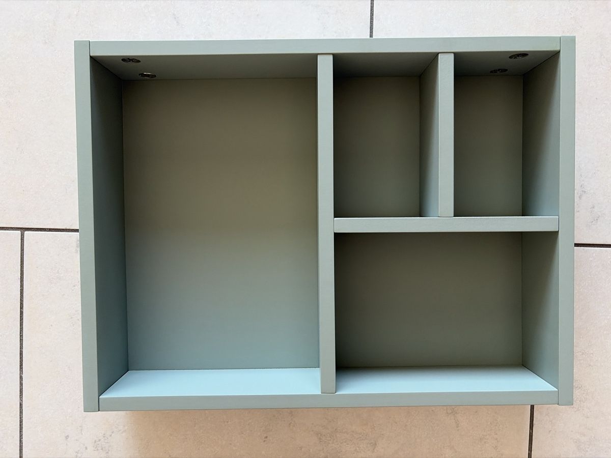 Étagères: Wandregal Holz grau-blau mit Fächern  – Neuf (Voir description) à Kölliken par ale_7d8j 1