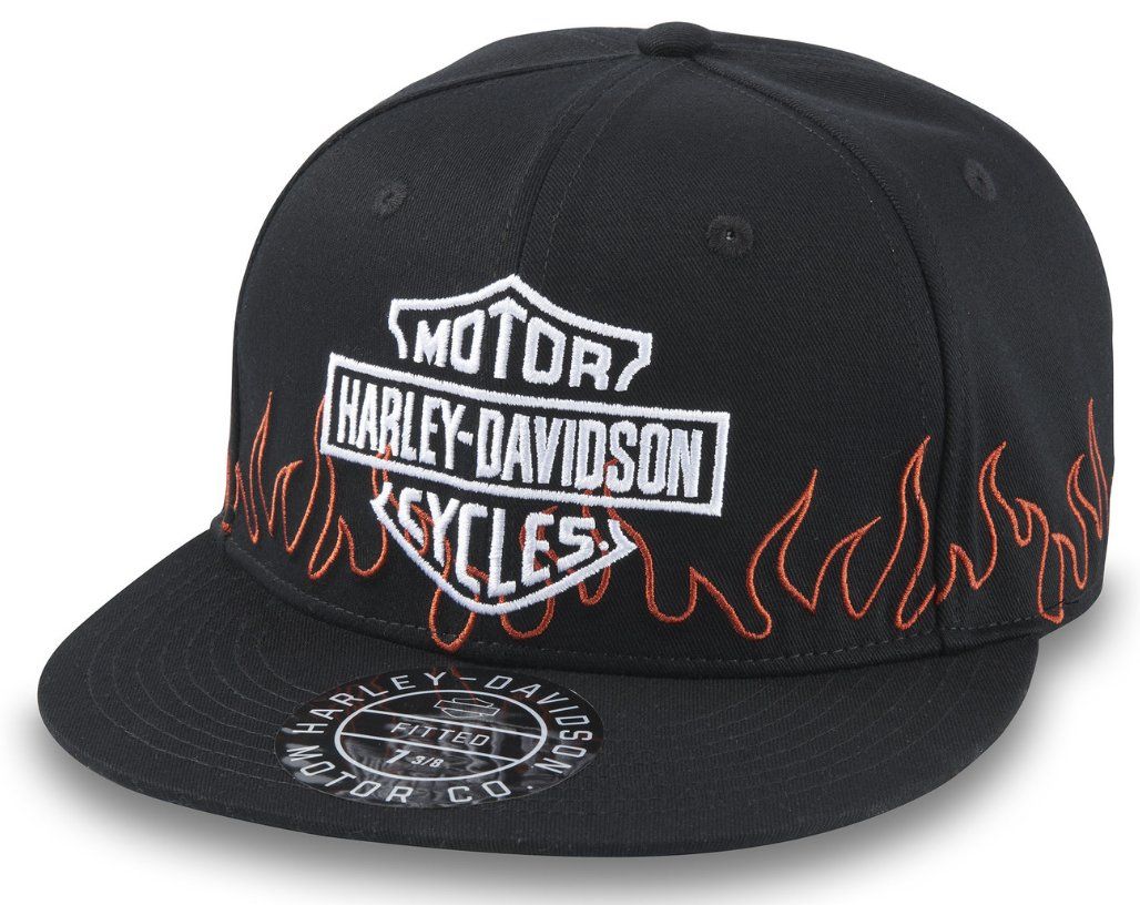 Altro in  Abbigliamento & Accessori: Harley-Davidson Buch + Flames Fitted Hat - Black Beauty – Nuovo (secondo la descrizione) da Villmergen venduto da Markus-von-Gaehwil