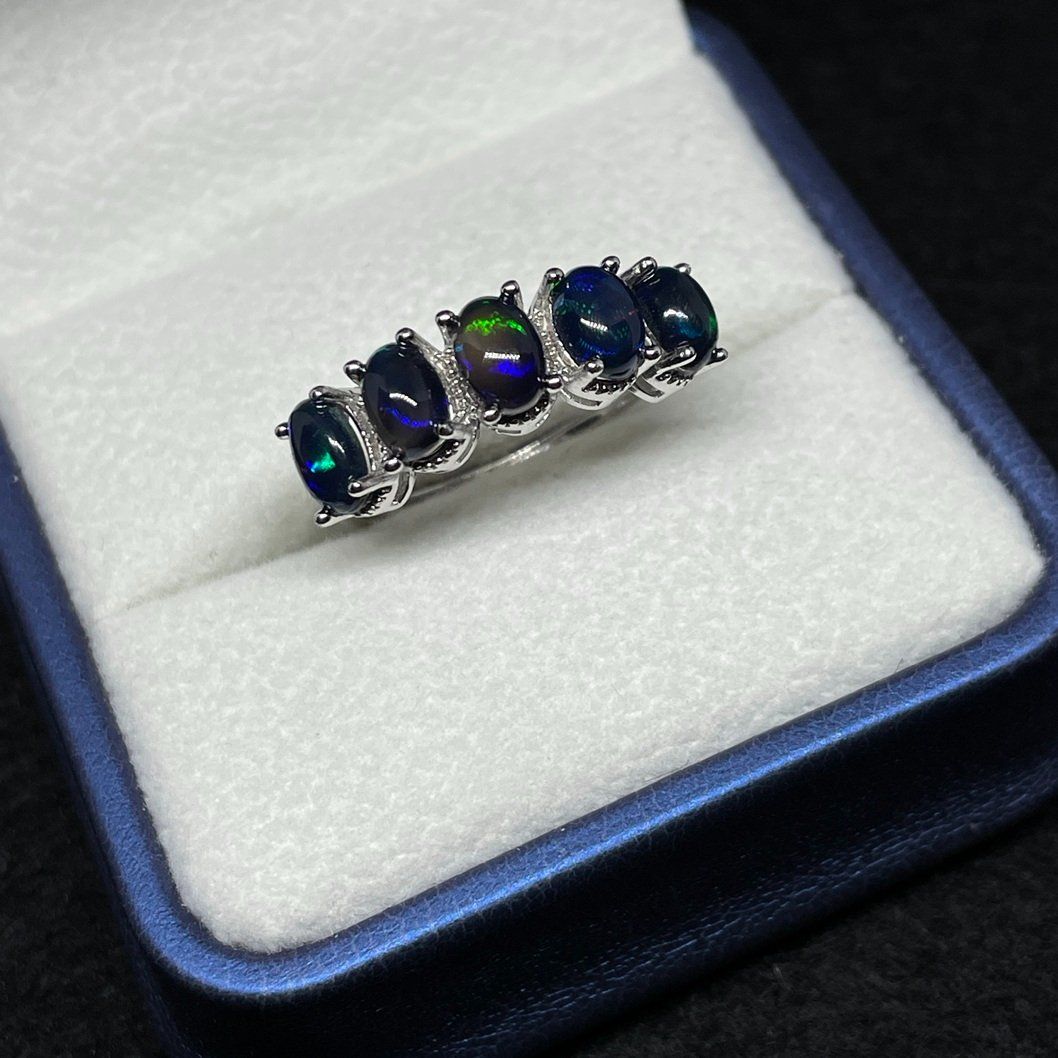 Ringe: Australischer Opal Ring, Silber Gr. 56, verstellbar – Neu (gemäss Beschreibung) aus Thun von Creative-Art-Tess 3