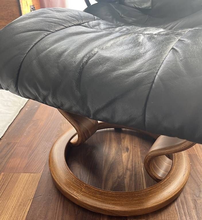 Stressless Poltrone: Stressless Sessel Reno M - dunkelblau – Usato da Oberschan venduto da Jannee 2