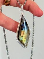 Collier Labradorite - Élégance Naturelle ✨