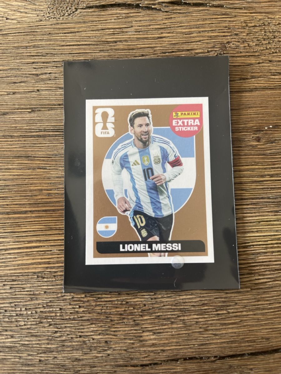Panini Carte collezionabili: Lionel Messi Extra Sticker – Nuovo (secondo la descrizione) da Arth venduto da Windig