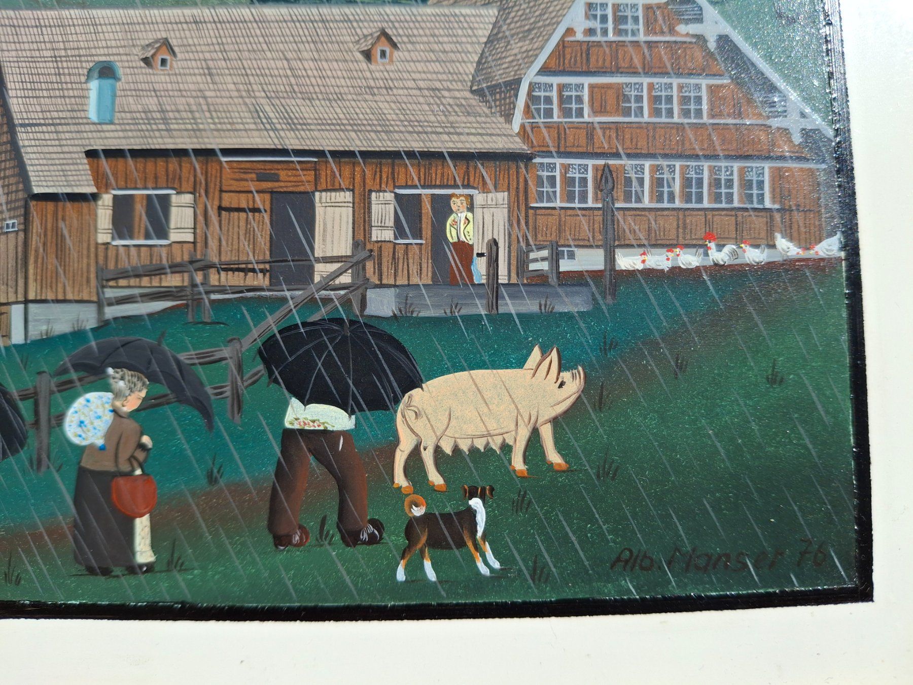 Dipinti: Albert Manser, Appenzeller Malerei – Usato da Oetwil am See venduto da pippo87 1