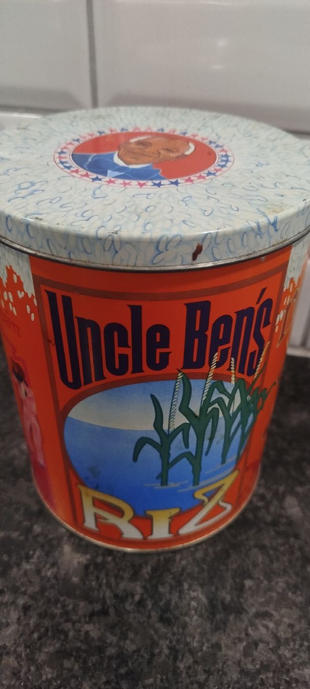 Barattoli: boite à riz vintage uncle Ben's – Usato da Genève venduto da Octo-puces 1