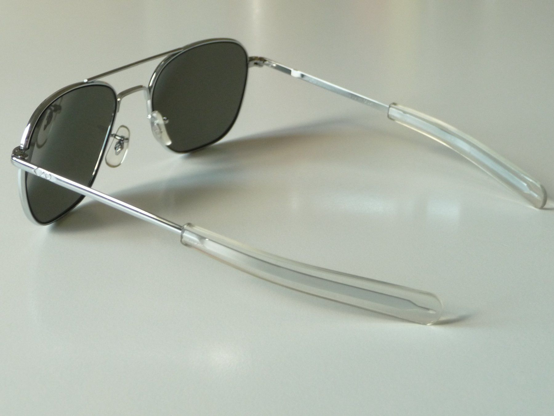 Occhiali & Lenti: KLASSIKER American Optical Original Pilot 57mm silber grau.G – Nuovo e nell'imballaggio originale da Winterthur venduto da ricofly 5