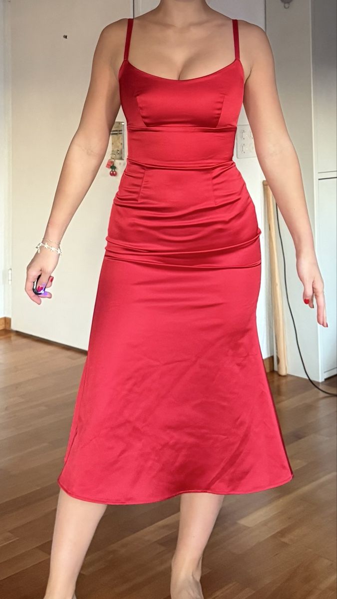 Vestiti: Elegant Red Dress, Size S – Nuovo (secondo la descrizione) da Zürich venduto da eli_t8nw 5