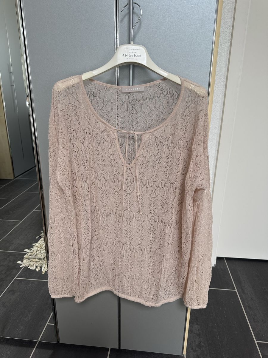 Stefanel Pullover & Sweatshirts: Häckelshirt von STEFANEL, Gr. M – Neu (gemäss Beschreibung) aus Bazenheid von ManilaGrace
