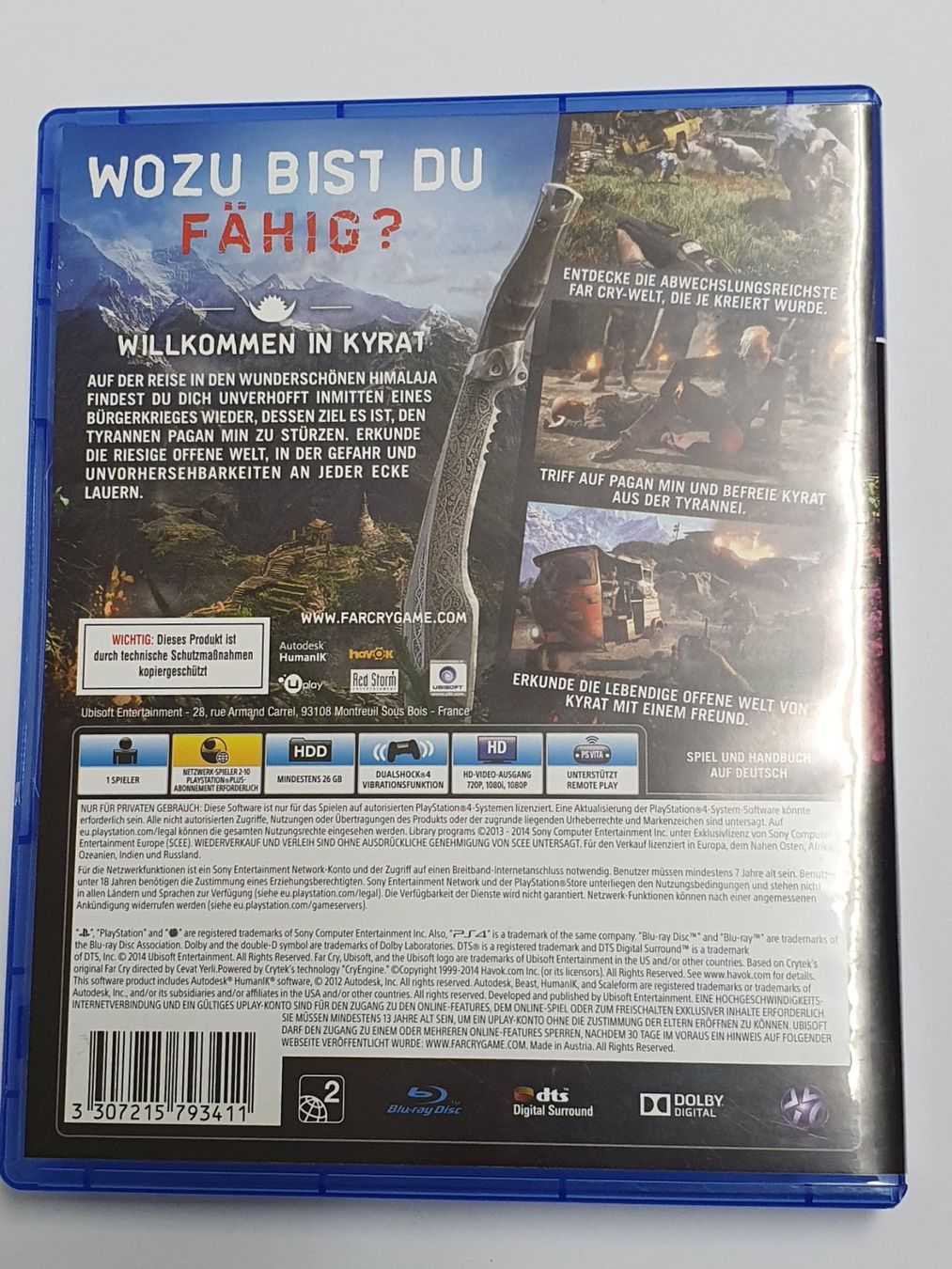 Sony Giochi: PS4 FARCRY 4 / Playstation 4 #WT18 – Usato da Oberdorf BL venduto da BaldenEagle 3