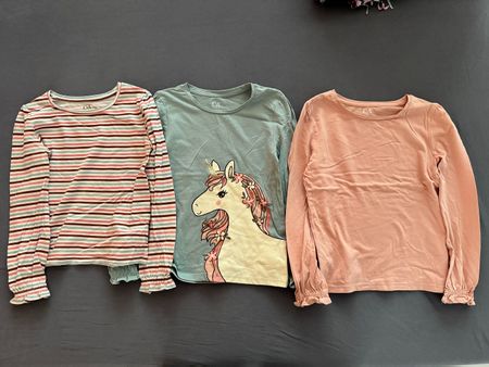 3 coole T-Shirts, Gr. 128