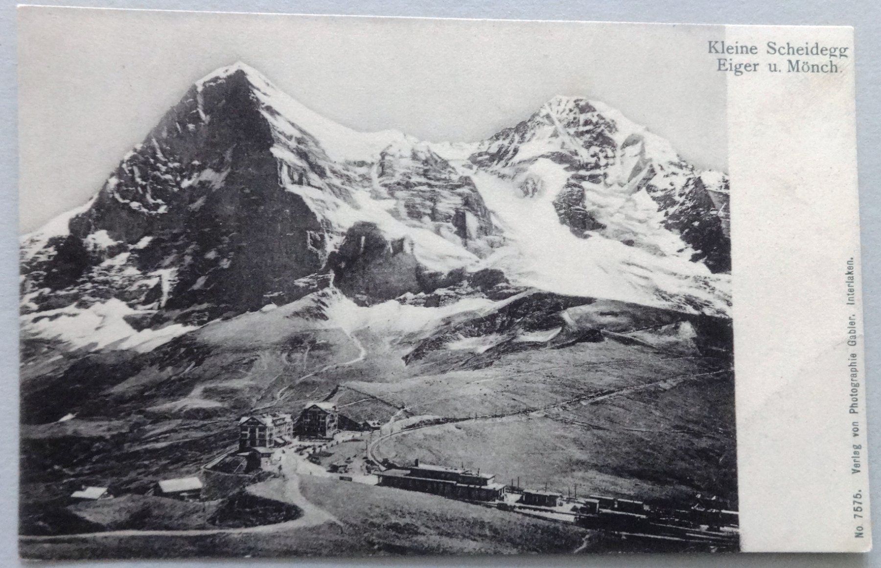 Cartes postales: Kleine Scheidegg, Eiger u. Mönch – D'occasion à Fétigny par Billy2miny
