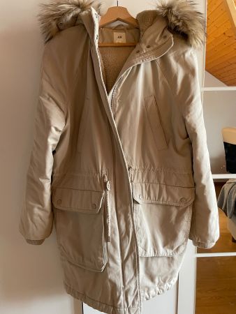Warmer Winter Parka beige Gr. S H&M