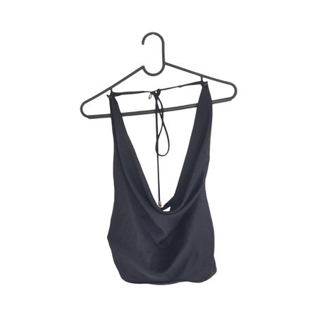 Haut dos nu noir élégant Zara - Taille S