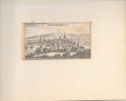 Bremgarten AG Stahlstich aus Wagner 1688