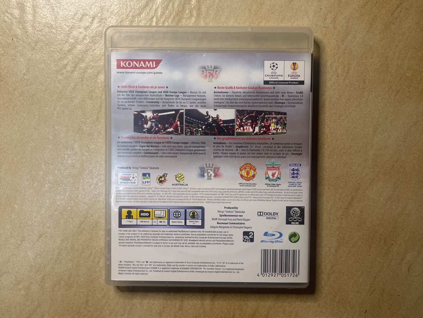 Sony Giochi: Jeu PES 2010 pour PS3 – Usato da Vernayaz venduto da Darkfrost 1