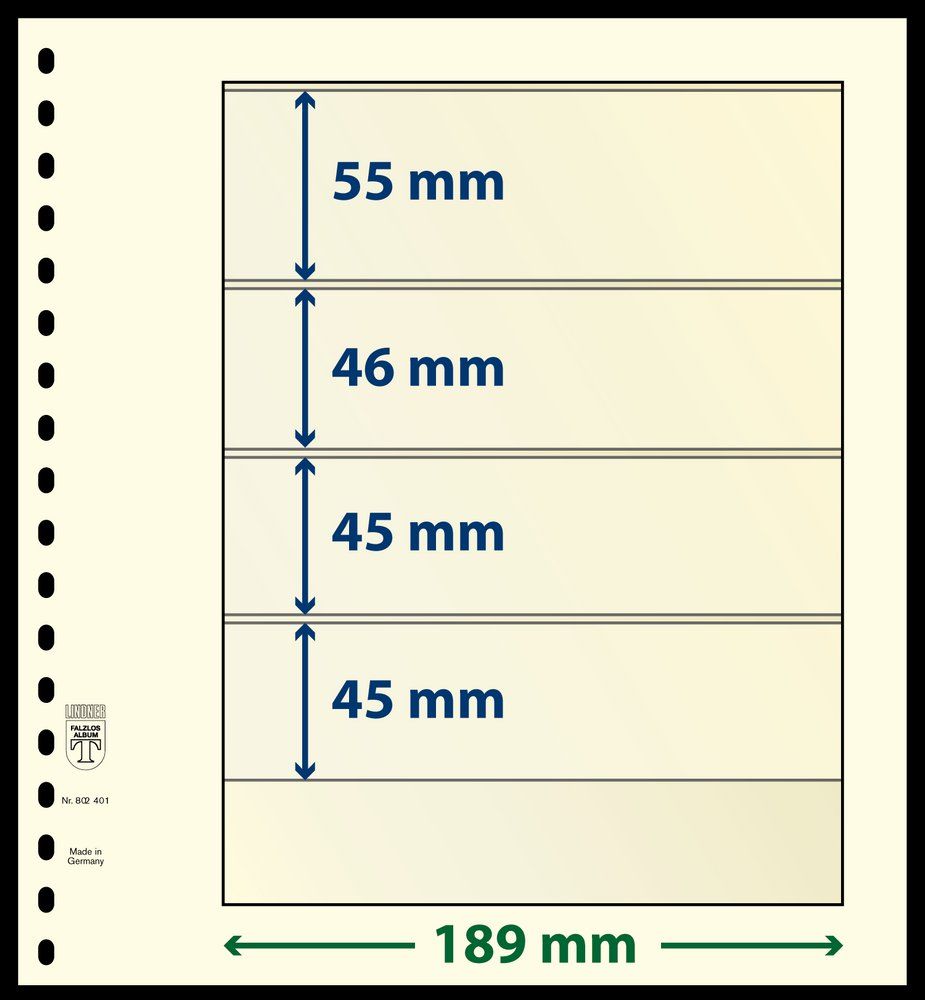 Lindner Alben: Lindner Ringbinder 18 Loch "braun" mit 43 Seiten 802401 – Gebraucht aus Thun von vbphila 2