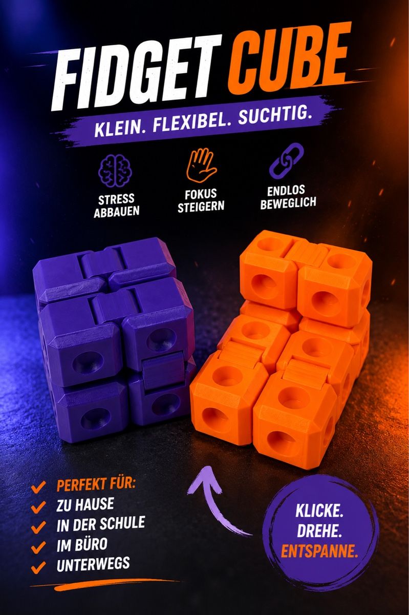 Giocattoli: Infinity Fidget Cube – Nuovo e nell'imballaggio originale da Alchenflüh venduto da Kasek3D