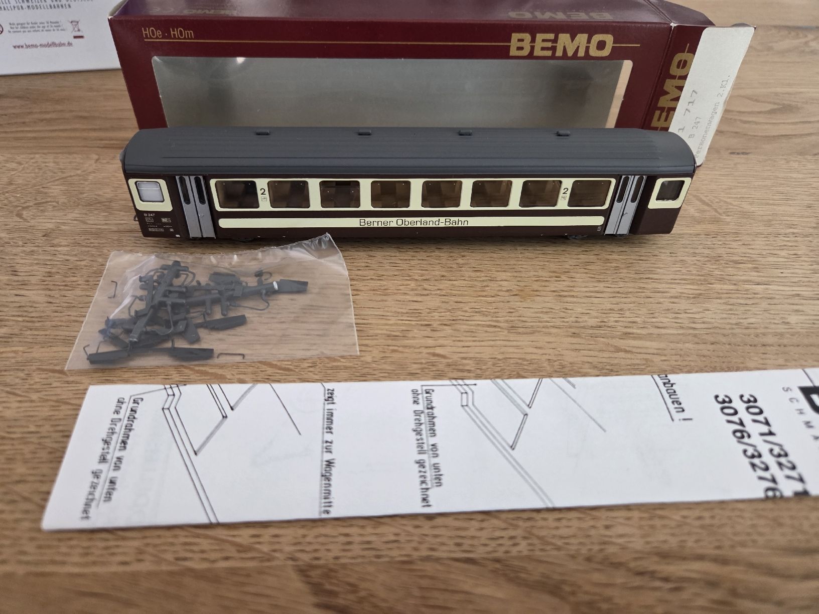 Bemo Modellini di ferrovie: Bemo 3271 717 BOB B247 – Nuovo (secondo la descrizione) da Berikon venduto da TopLok1