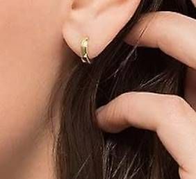 Orecchini pendenti & Orecchini a lobo: Creolen 375er Weißgold – Usato da Hemmental venduto da 18kGold 2