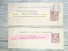 TR80 Document + Timbre Autriche 1909