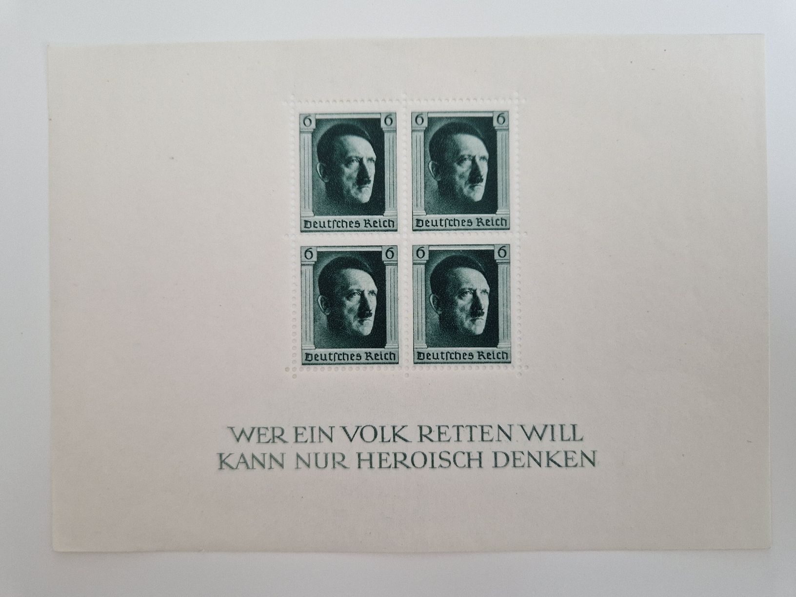 Tutti i francobolli: Deutsches Reich Adolf Hitler Block 7 postfrisch – Nuovo (secondo la descrizione) da St. Gallen venduto da Enrico_SG