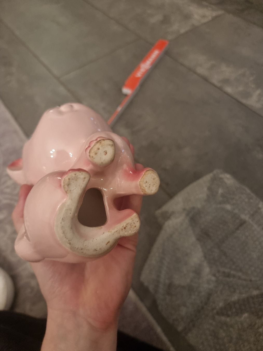 Figuren: Süsse Vintage Katze, Rosa – Gebraucht aus Zweidlen von VG159 3