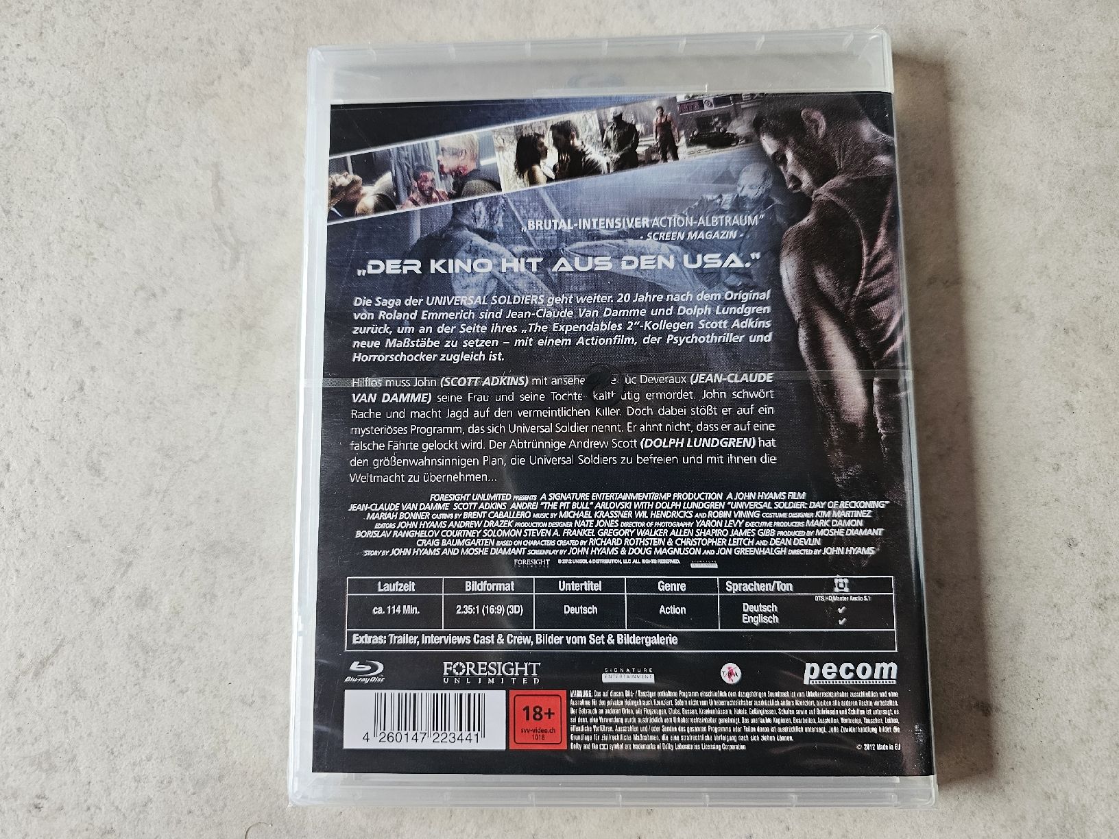Tutti i DVDs: Universal Soldier  -  Bluray 3D Fabrikneu – Nuovo e nell'imballaggio originale da Schneisingen venduto da backstore24 1