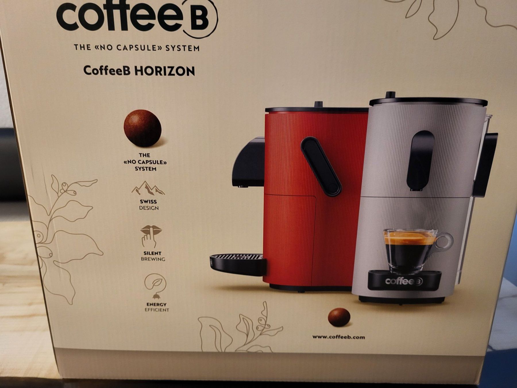 Coffee B Macchine per caffè & Macchine per espresso: CoffeeB Horizon Kaffeemaschine rot – Nuovo e nell'imballaggio originale da Fehraltorf venduto da Howe