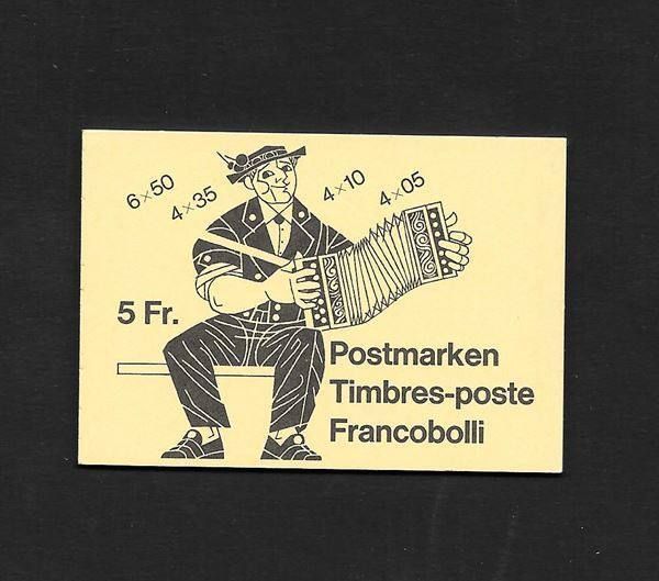 Tutti i francobolli: Markenheftchen 0-78b chromgelb ** 26.3.1984 – Nuovo (secondo la descrizione) da Olten venduto da clotaldi
