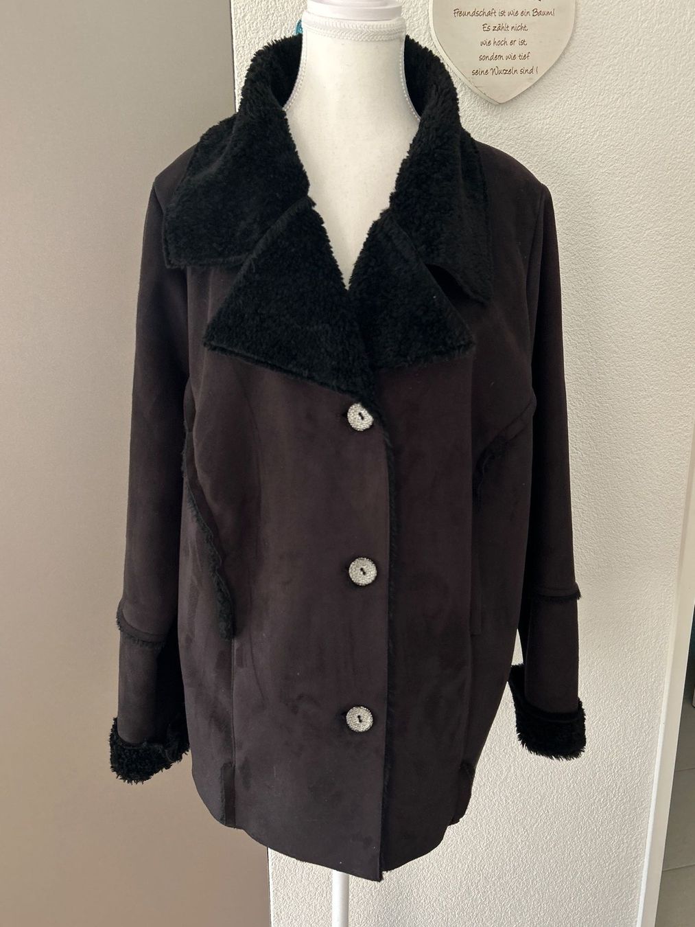 Giacche: warme Winterjacke schwarz Basler Design – Usato da Brunnen venduto da Nala2929 3