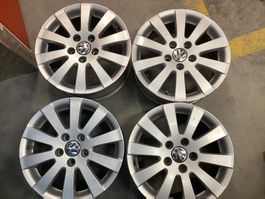 Original VW Golf 5, 6 Alufelgen 16 Zoll Reifen 205 55 R16