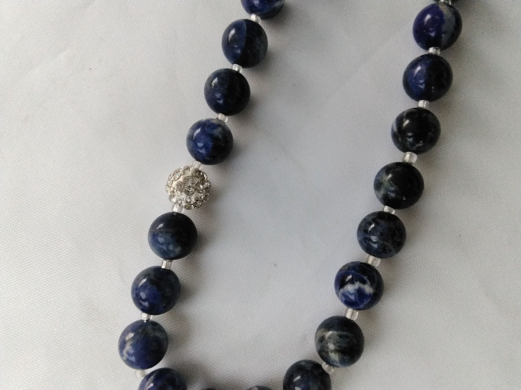Ketten: LAPISLAZULI KETTE – Neu (gemäss Beschreibung) aus Biel/Bienne von dasi3