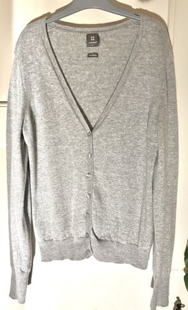 Gilet maille fine cachemire bio 38