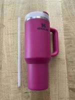Stanley Trinkbecher mit Strohhalm pink neuwertig