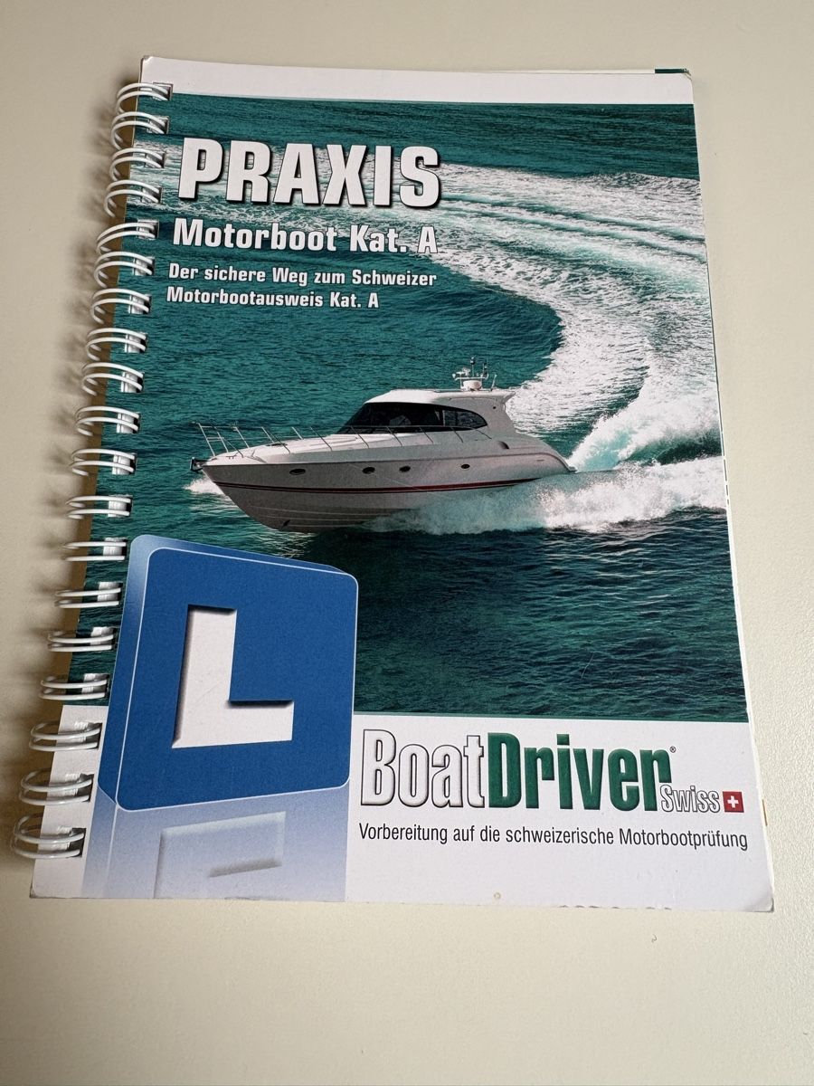 Libri: Praxis Motorboot Kat. A BoatDriver Swiss Lernmaterial – Usato da Lauterbrunnen venduto da Johnny_LBR