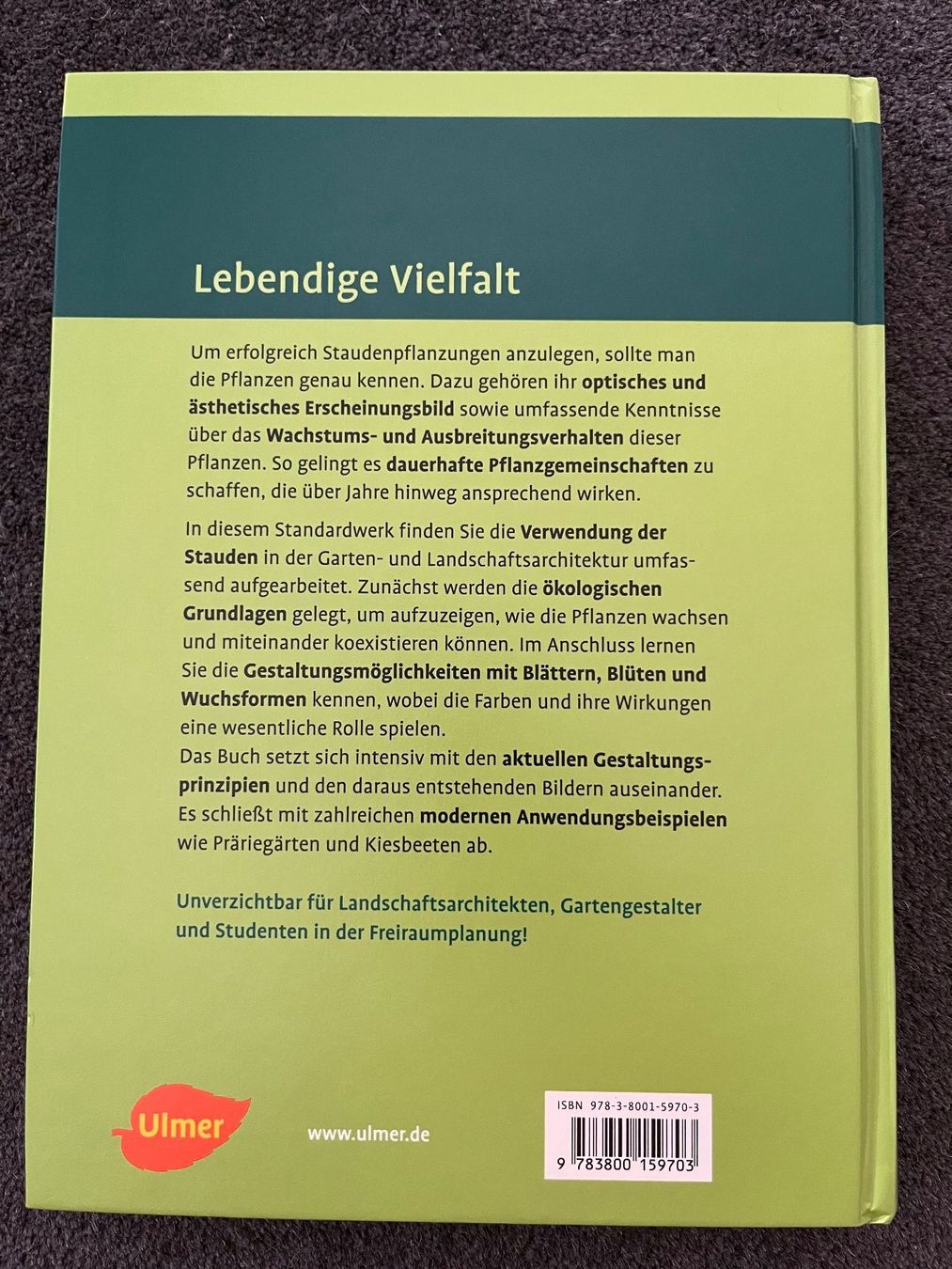 Libri: Neue Staudenverwendung, Norbert Kühn – Nuovo (secondo la descrizione) da Ittigen venduto da sbu_17 1
