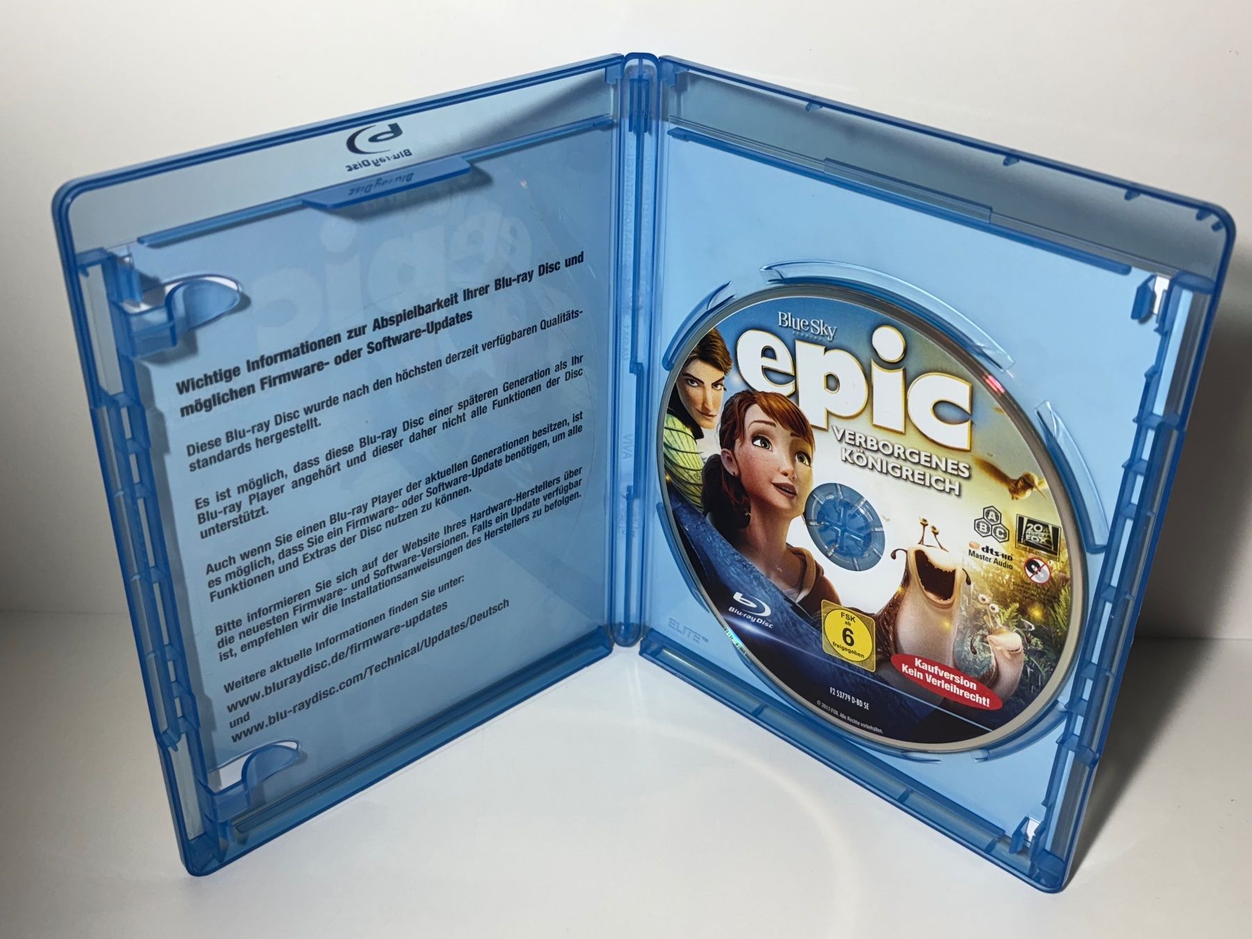 Tutti i DVDs: Epic - Verborgenes Königreich Blu Ray – Usato da Wilderswil venduto da Sstriker 2
