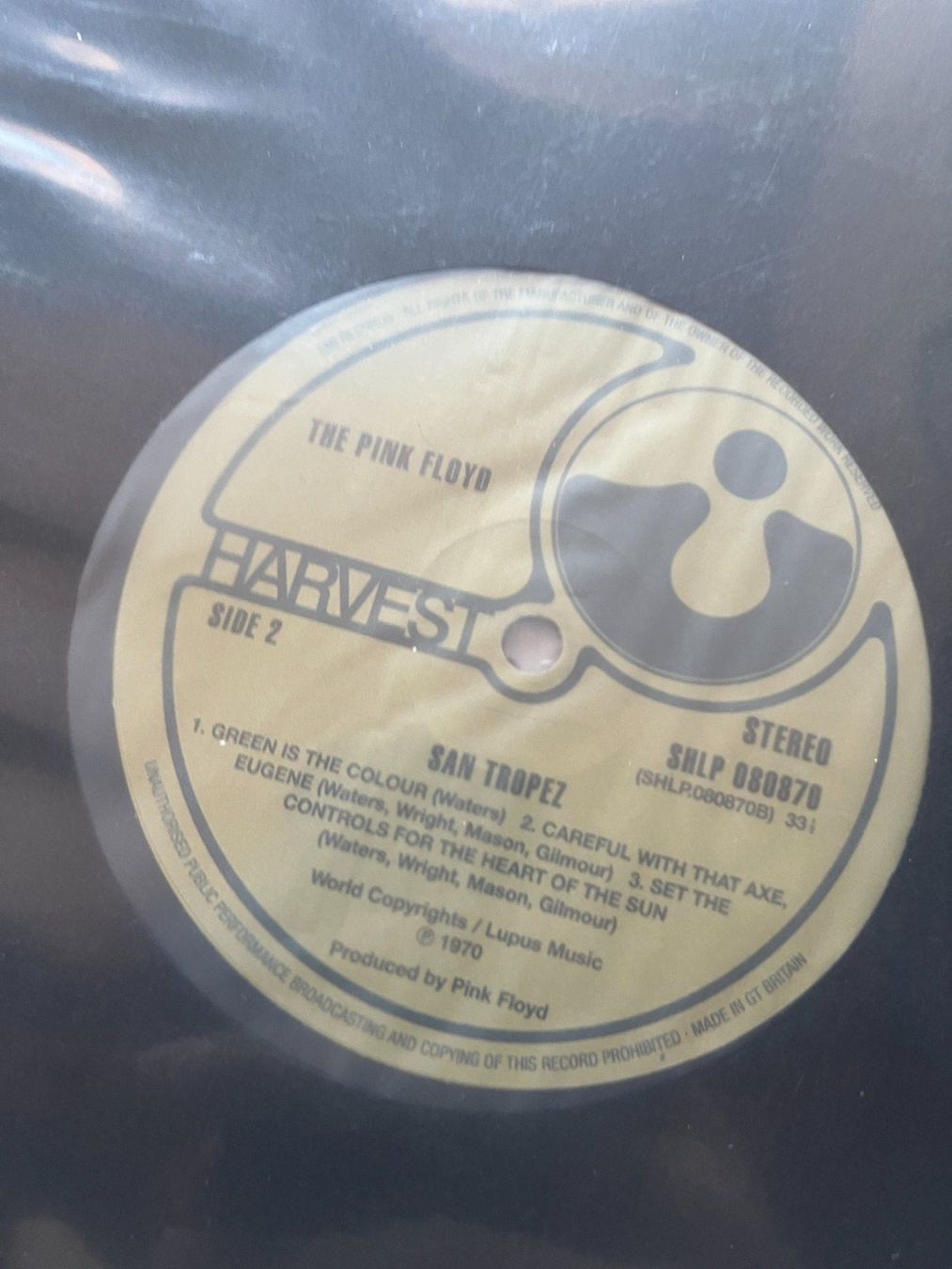 Schallplatten: Pink Floyd - Saint Tropez Vinyl LP – Gebraucht aus Effretikon von ChrisLamberger 2
