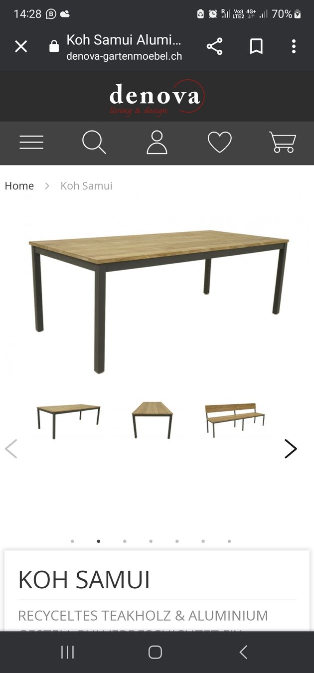 Tables: Tisch  – Neuf avec emballage d'origine à Oetwil a.d. Limmat par Rebi_reina