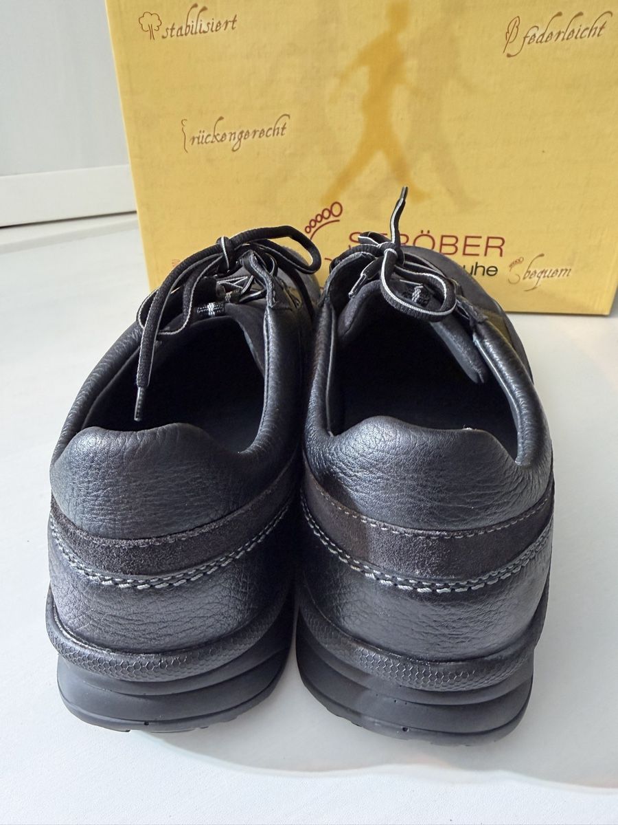 Scarpe da uomo: Chaussures Ströber SAMSON noir 43.5 neuf – Nuovo e nell'imballaggio originale da Brügg BE venduto da Goob 4