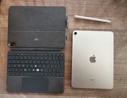 iPad Air 5. Gen 64GB mit Logitech Combo Touch Tastatur 