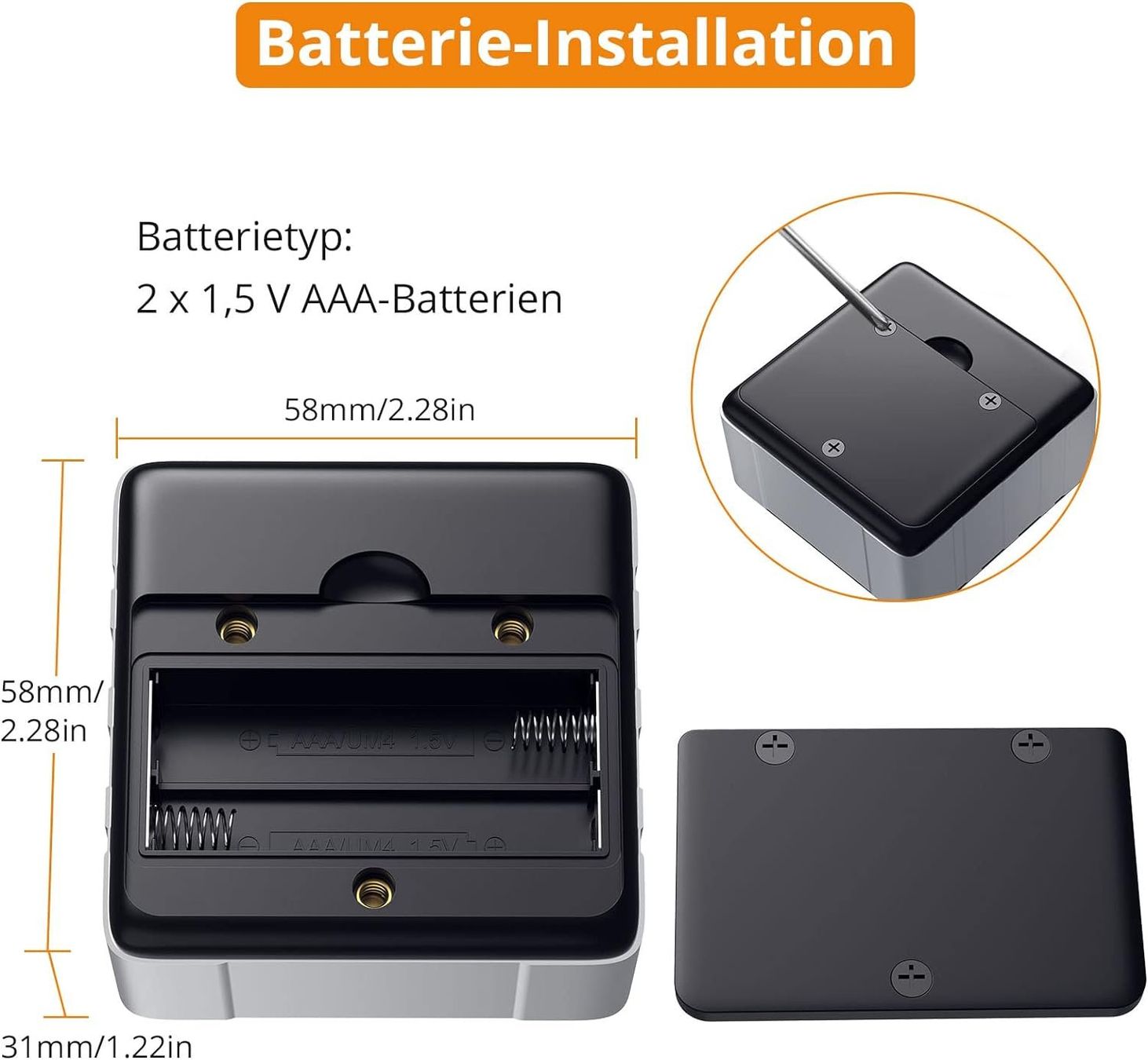 Misurare: Digital LCD Neigungsmesser (Inklinometer) – Nuovo e nell'imballaggio originale da Châtelaine venduto da topshop.switzerland 5