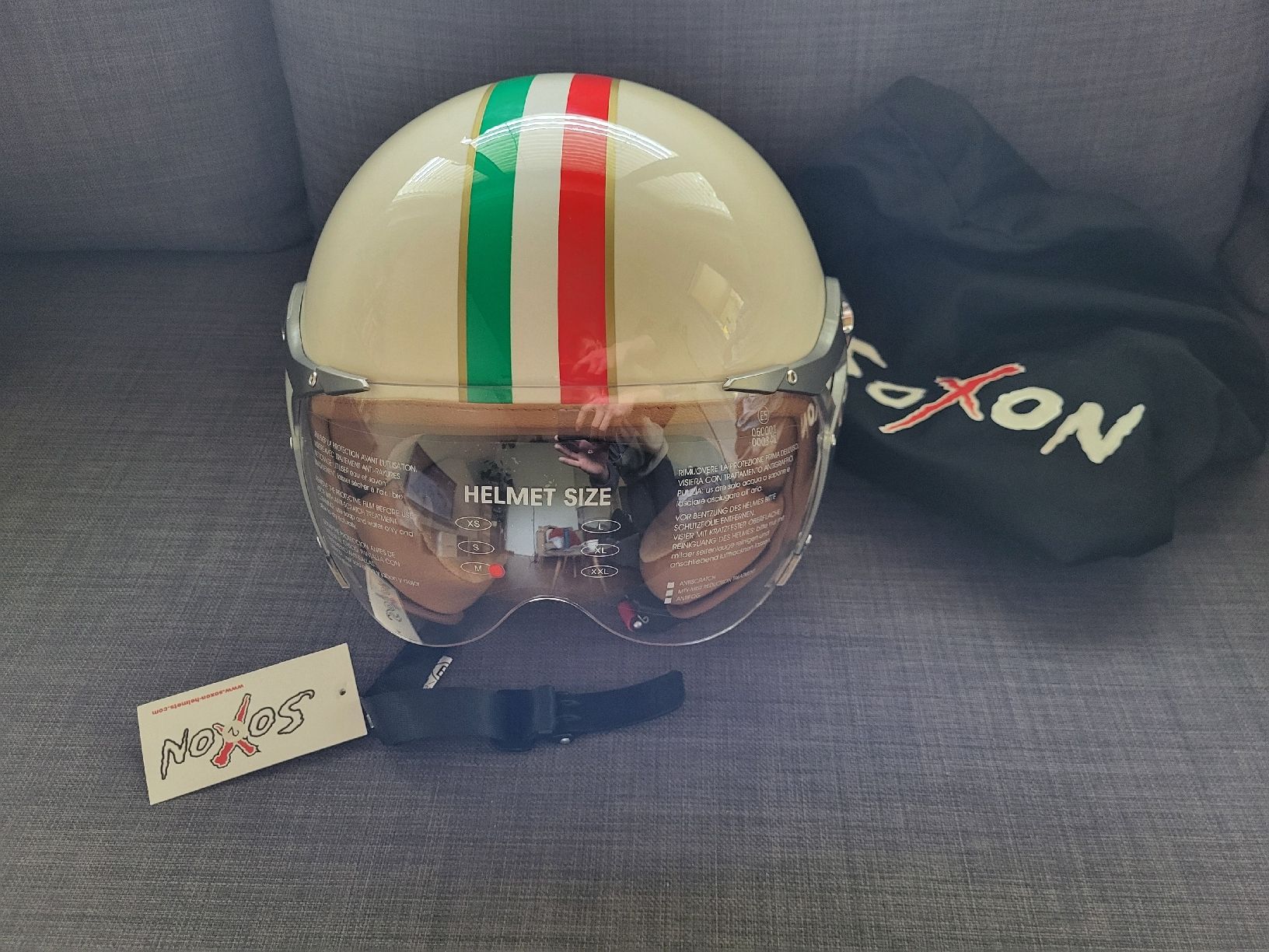 Caschi & visiere: Neue Soxon Jet Helm M (57-58cm) – Nuovo (secondo la descrizione) da Adliswil venduto da brt_87k8