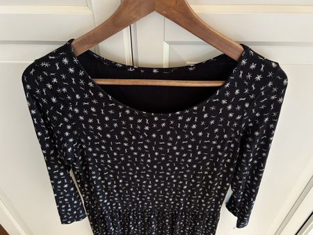 Jersey Kleid, black, Grösse M
