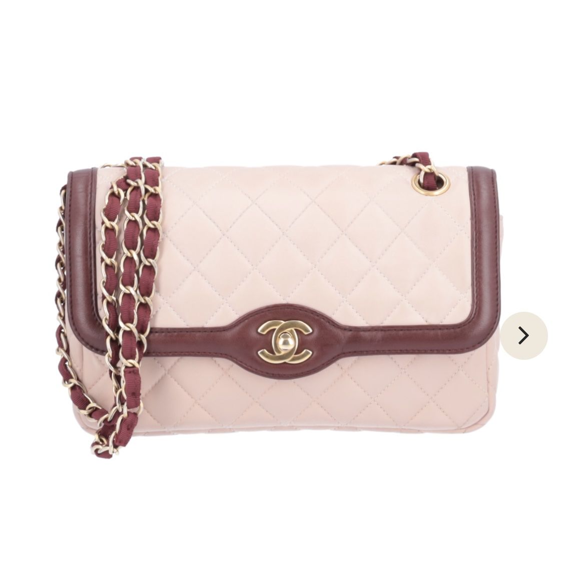 Chanel Borse da donna: Vintage Chanel Classic Singleflap Rosa / Bordeaux – Usato da Niederhasli venduto da stessence