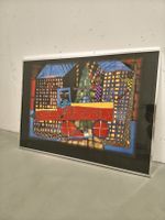 Hundertwasser Kunstdruck "Träumender Lastwagenfahrer"