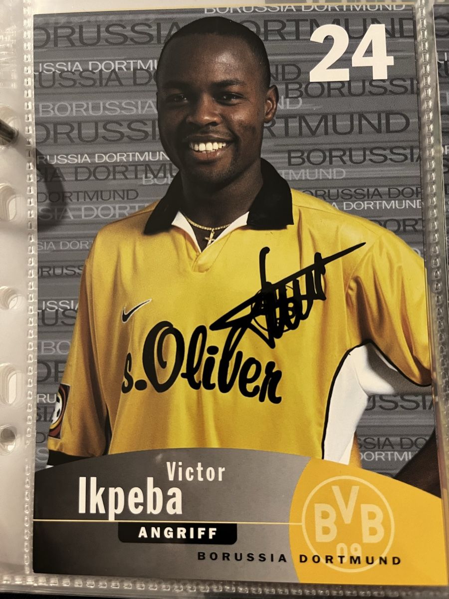 Autogramme: Original Victor Ikpeba Autogrammkarte BVB – Gebraucht aus Widnau von Spetz