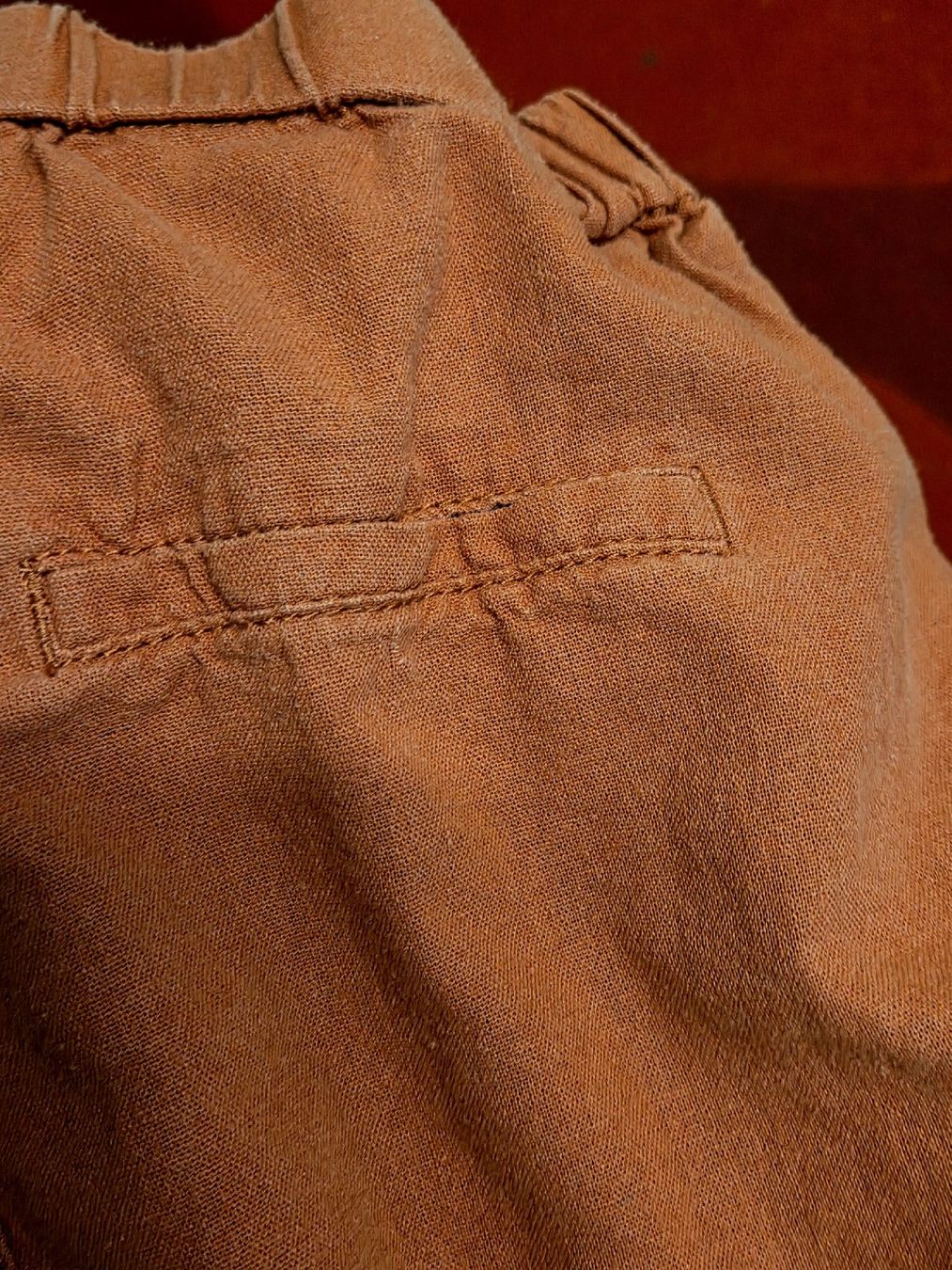 Pantaloni: Chicoree Leinenhose, Grösse S, terracotta – Usato da Subingen venduto da DENDLE20 2