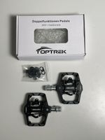 Toptrek SPD, 2 in 1 SPD Pedale/Plattform Pedale, 9/16 Zoll A