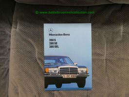 Mercedes-Benz S-Klasse 280 W116 1978/07 Prospekt deutsch
