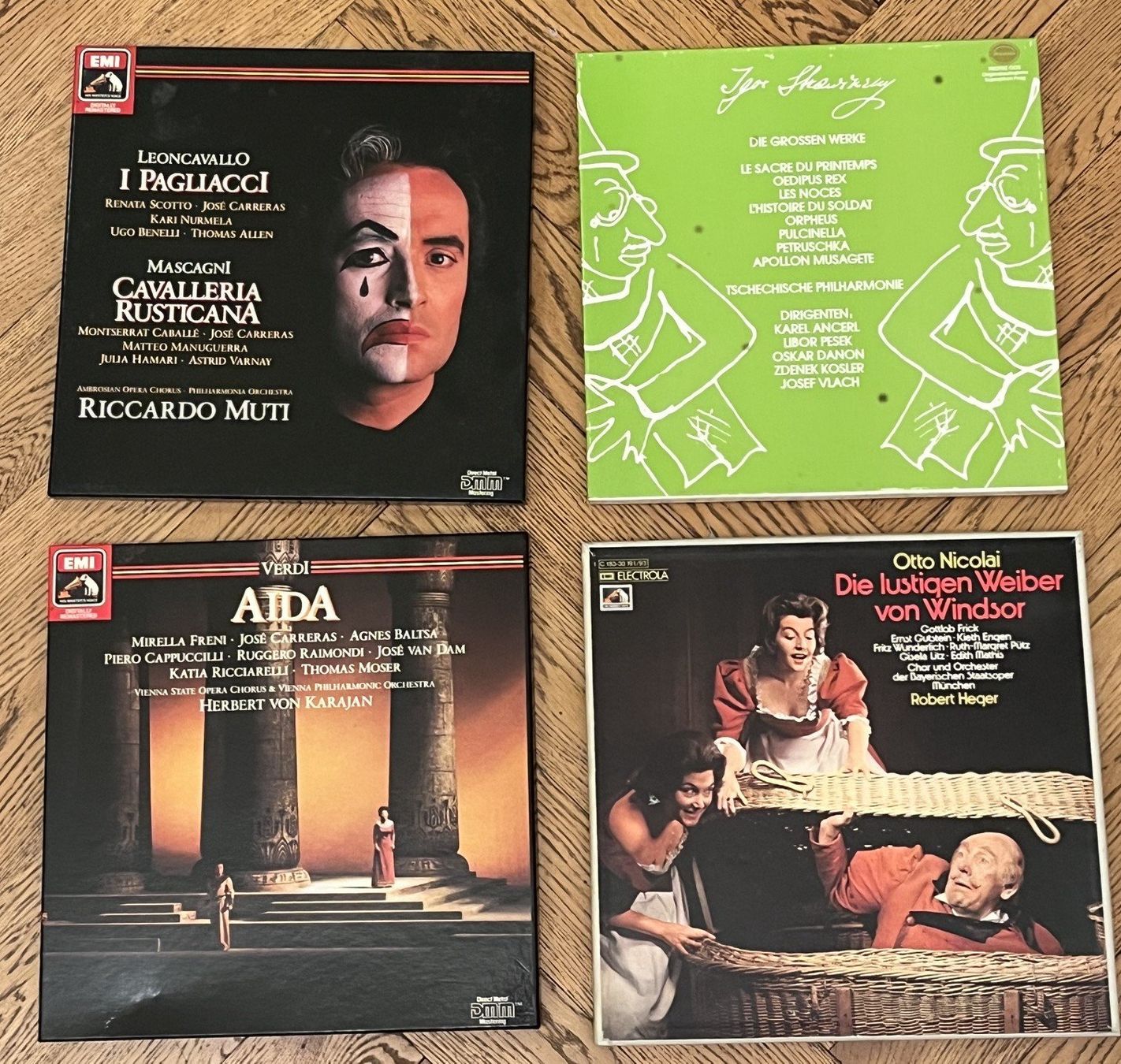 Vinyles: 🎼 4 coffrets vinyles classiques EMI Karajan Muti Stravinsky – D'occasion à Lausanne par charlie_lau24